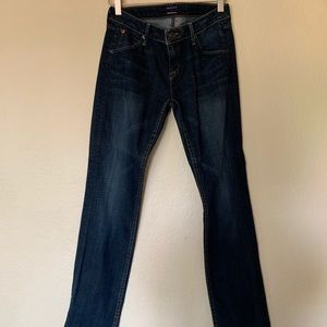 Hudson Jeans dark indigo low mid rise